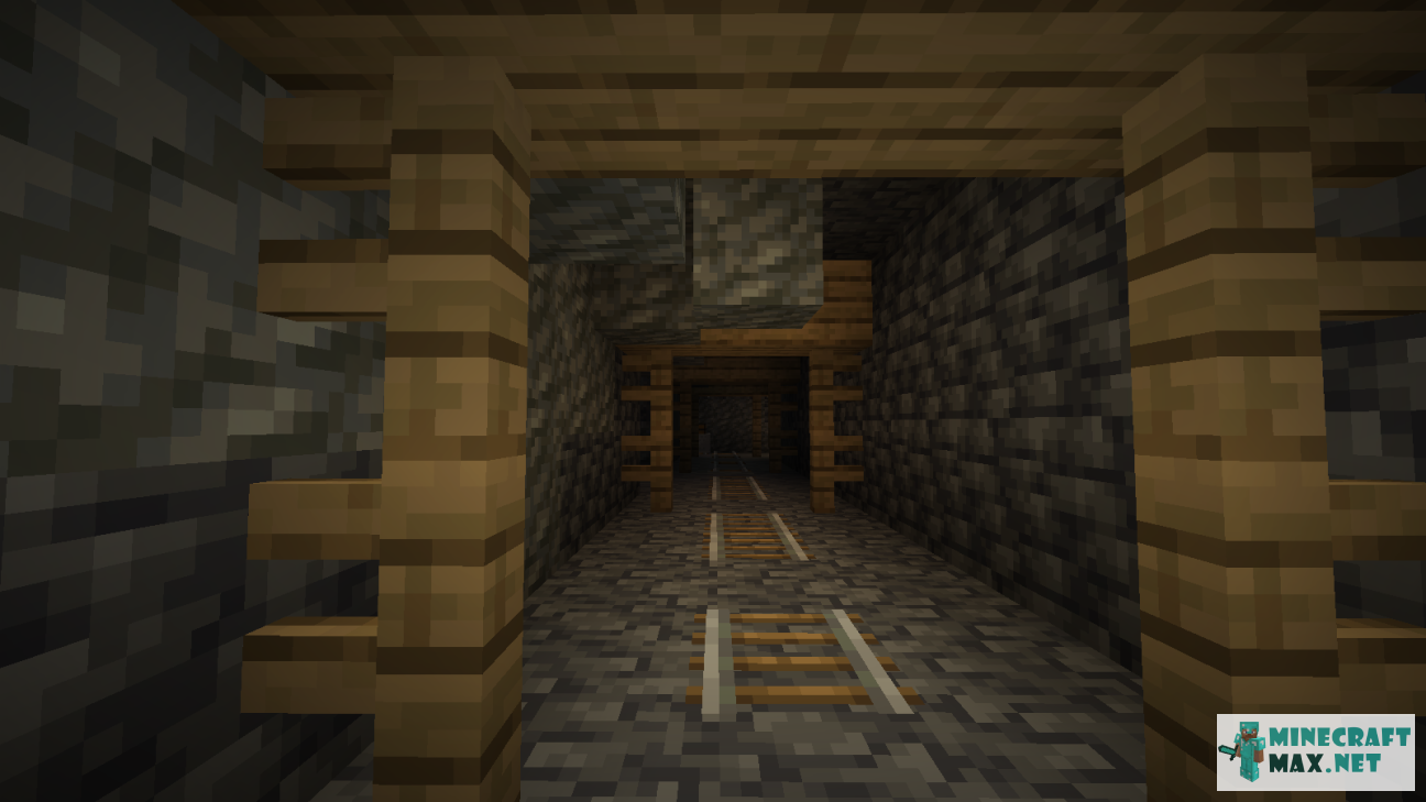 Abandoned mineshaft | Download map for Minecraft: 1