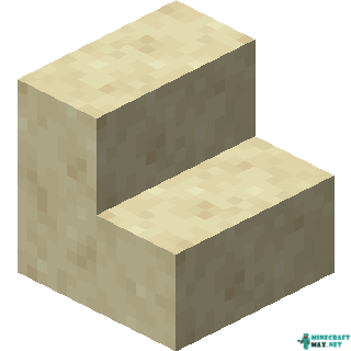 Smooth Sandstone Stairs in Minecraft