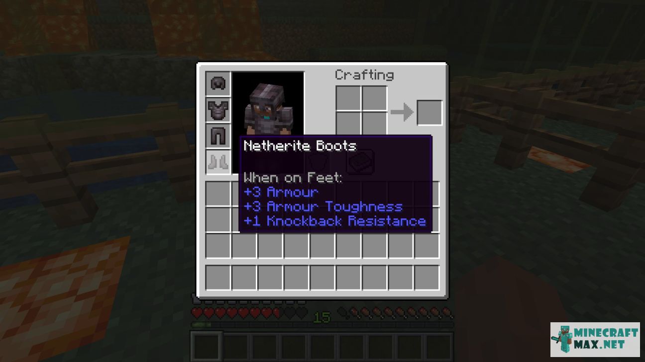 Netherite Boots | How to craft netherite boots in Minecraft | Minecraft ...