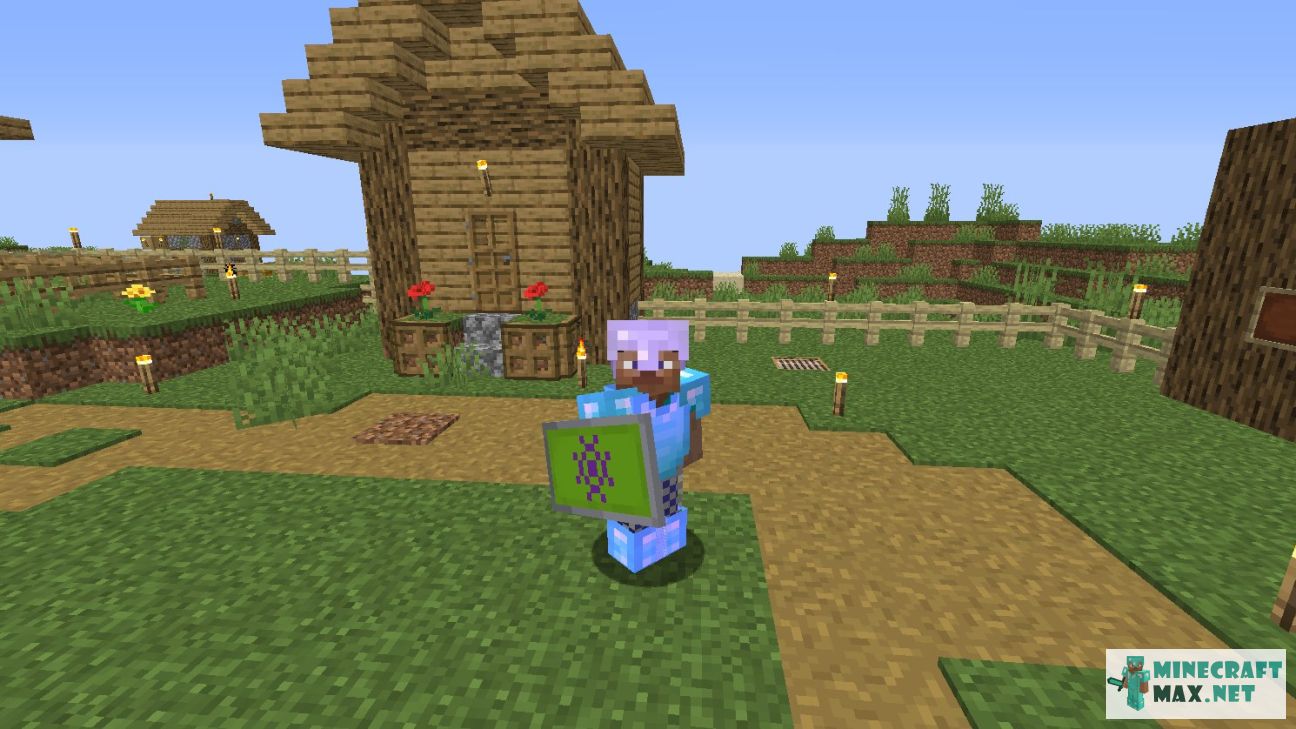 Lime Shield in Minecraft | Screenshot 2