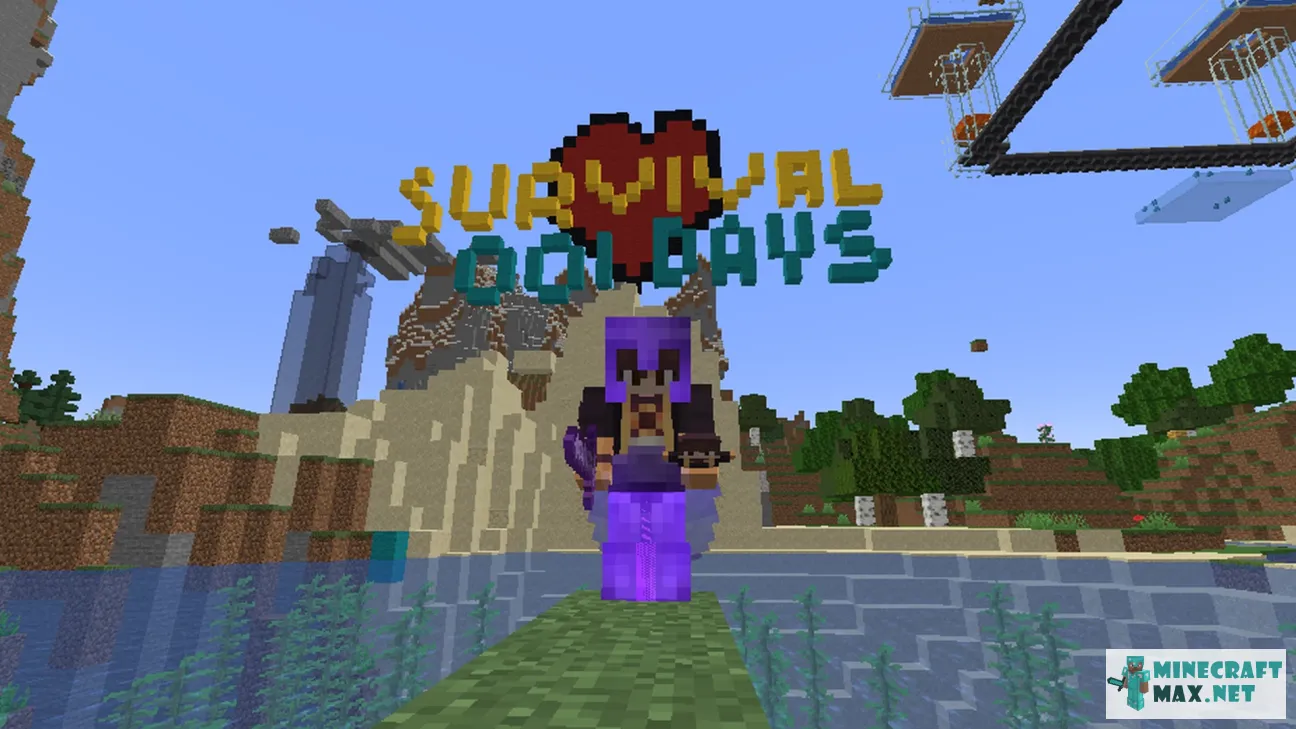 My survival world day 100!!!! | Download map for Minecraft: 1