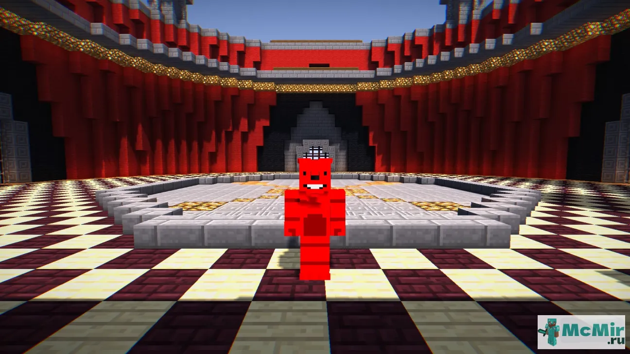 Карта Красная арена | Скачать карту Майнкрафт: 1