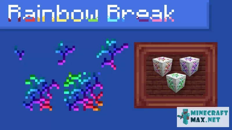 Rainbow Break Animation | Download texture for Minecraft: 1