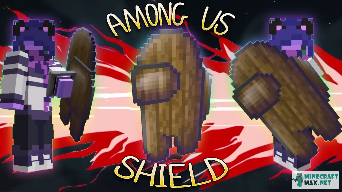 Among Us Shield | Download texture for Minecraft: 1