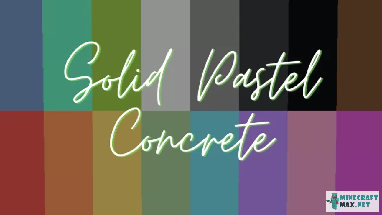 Solid Pastel Concrete | Download texture for Minecraft: 1