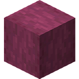 Stripped Crimson Hyphae in Minecraft