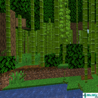 Бамбуковые заросли в Майнкрафте