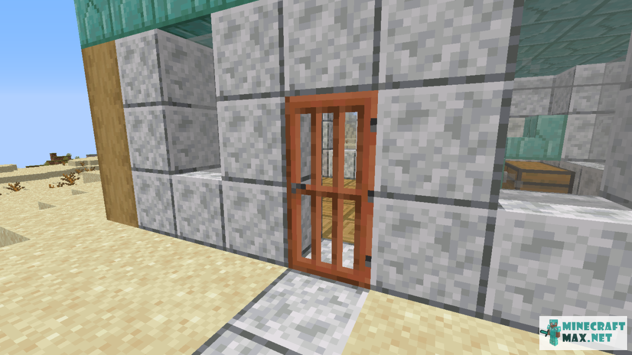 Kā izveidot акациевую дверь Mainkraftā | Screenshot 2