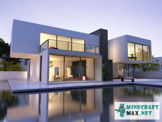 ModernHouse From Real Life | Download map for Minecraft: 1