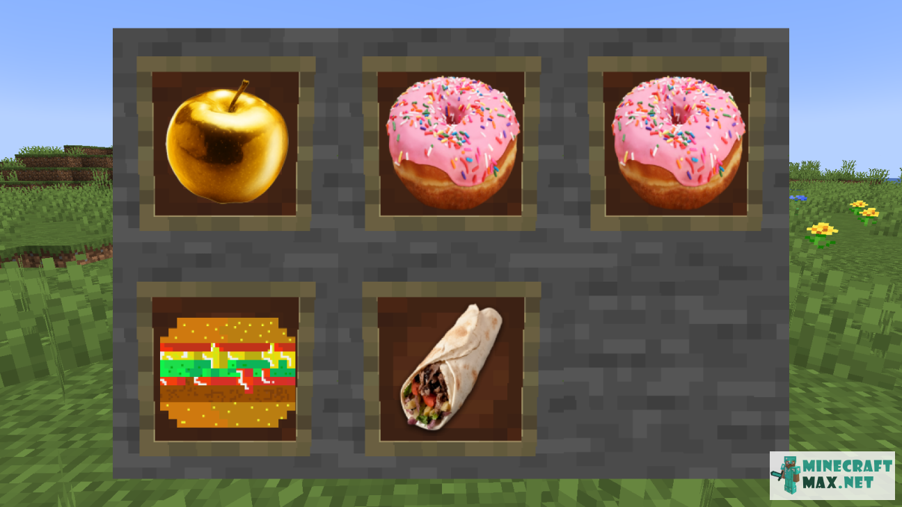 2d food mod | Download mod for Minecraft: 1
