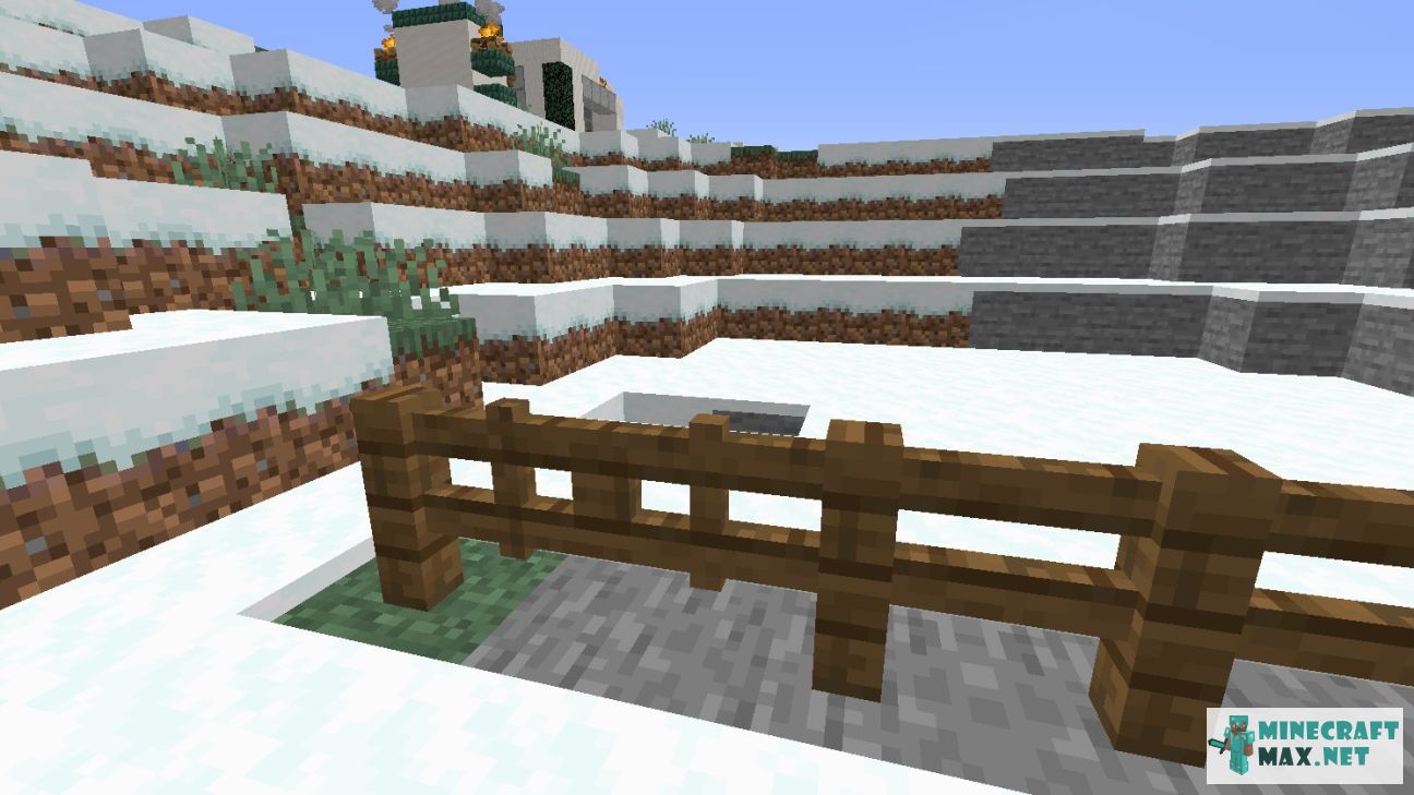Spruce Fence Gate in Minecraft | Screenshot 2