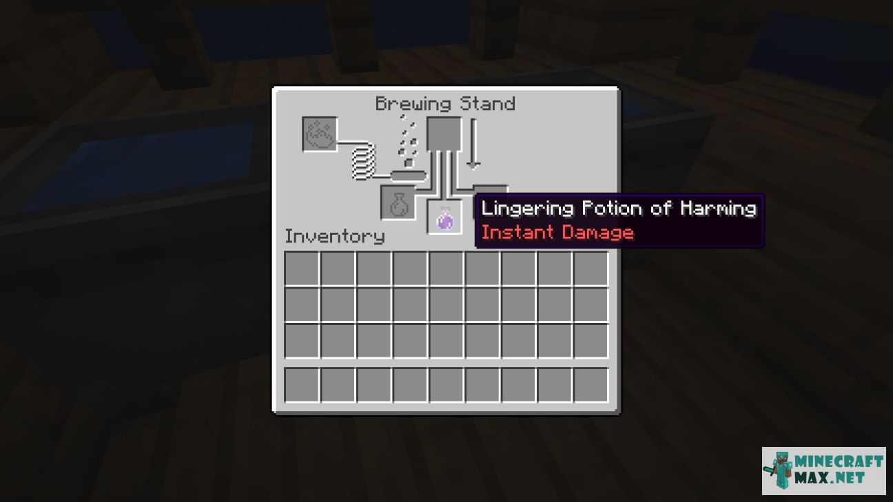 Lingering Potion of Harming in Minecraft | Screenshot 1