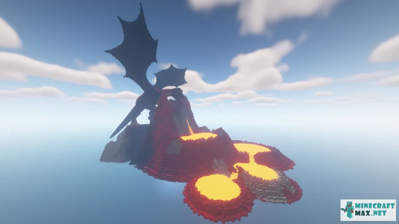Dragon`s Volcano | Download map for Minecraft: 1