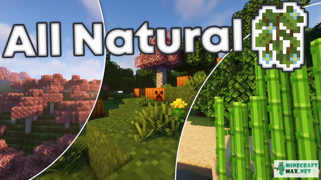 All Natural | A rethink of the natural world | 1.18 | Download texture for Minecraft: 1
