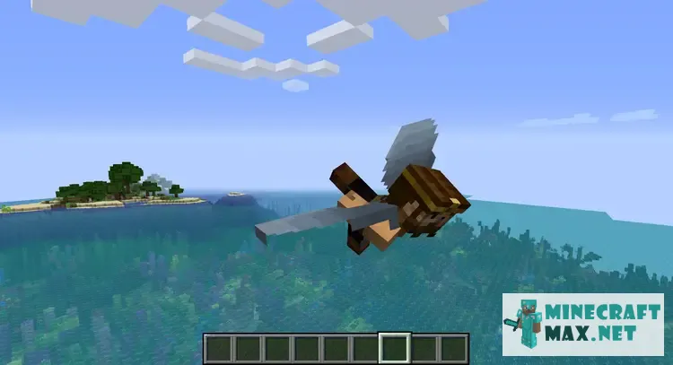 Quests Screenshot of a player in flight on elytra for Minecraft | Screenshot 5