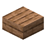 Jungle Slab in Minecraft
