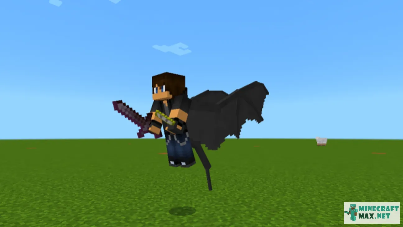 Black Dragon Wings Addon | Download mod for Minecraft: 1