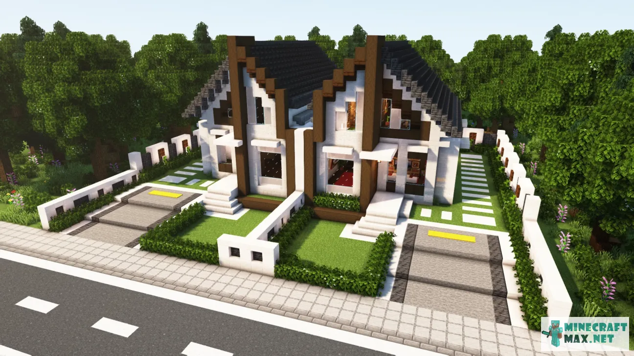 Semi-Detached House | Download map for Minecraft: 1