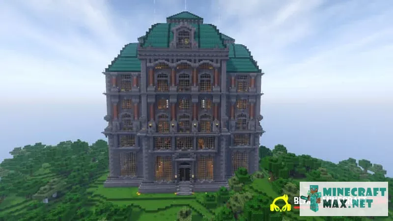A luxurious palace | Download map for Minecraft: 1