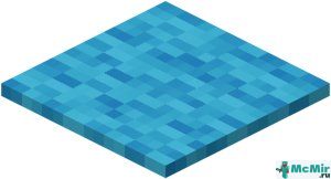 Голубой ковёр в Майнкрафте