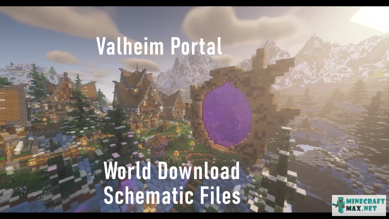 Valheim Portal Schematics | Download map for Minecraft: 1