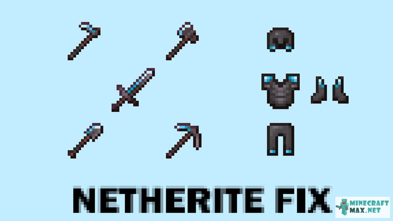 Netherite Fix 1.18 | Download texture for Minecraft: 1