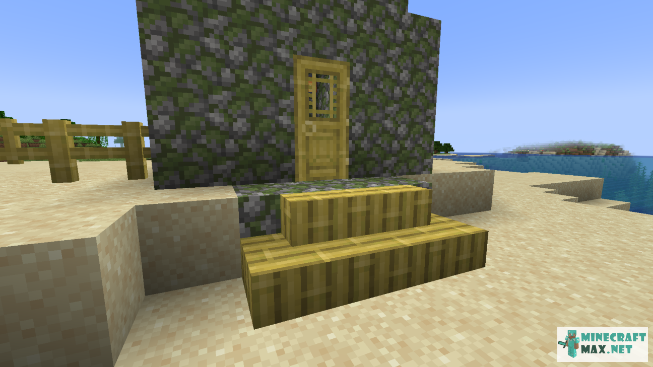 Bamboo Stairs in Minecraft | Screenshot 2