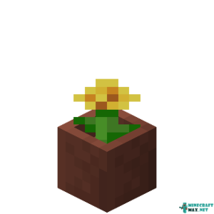 Potted Dandelion in Minecraft