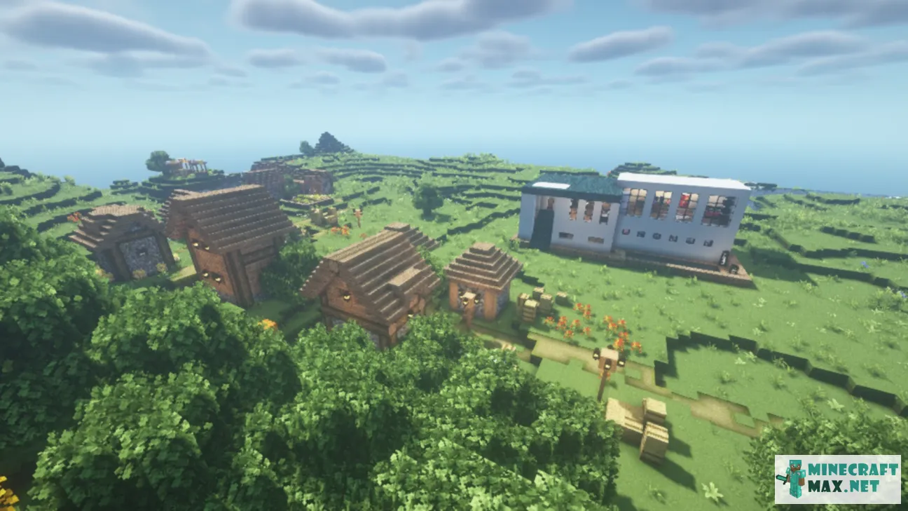 Modern mansion | Download map for Minecraft: 1