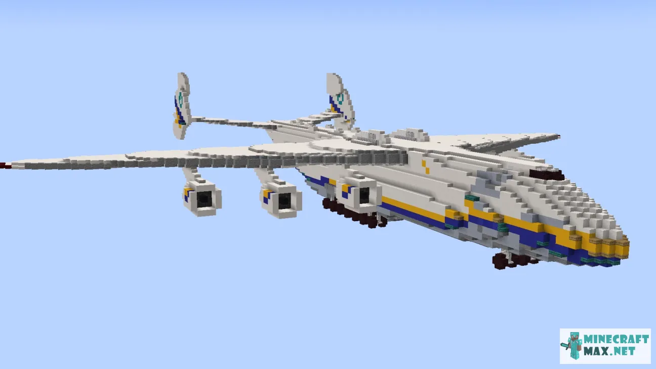 Antonov An-225 "Mriya | Download map for Minecraft: 1