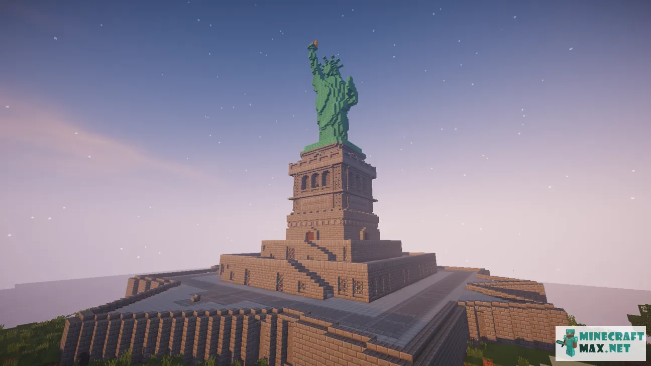The Statue of Liberty | Download map for Minecraft: 1