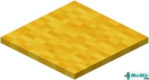 Жёлтый ковёр в Майнкрафте
