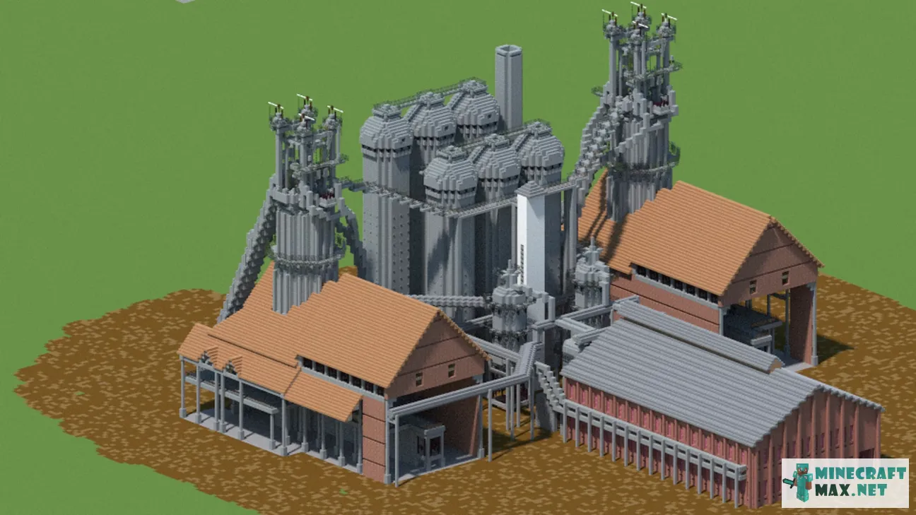 Steel blast furnace | Download map for Minecraft: 1