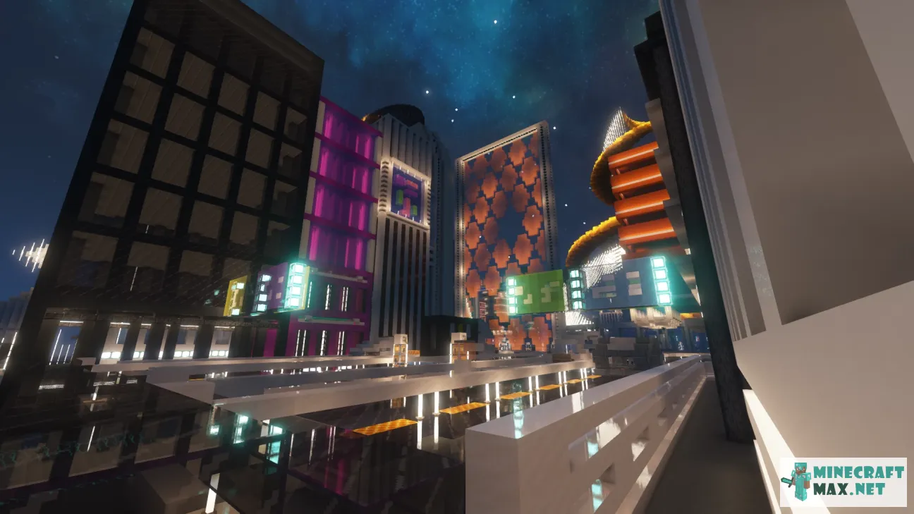 Futuristic City | Download map for Minecraft: 7