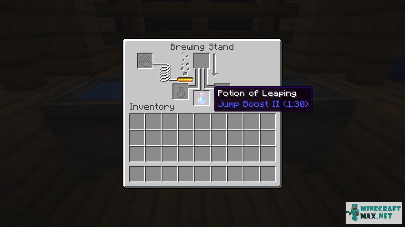 Potion of Leaping II in Minecraft | Screenshot 1
