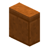 Vertical Cut Red Sandstone Slab in Minecraft