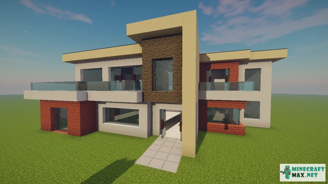Modern House Schematic 1 | Download map for Minecraft: 1