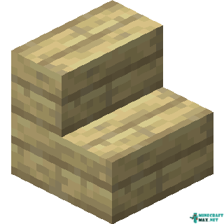 Birch Stairs in Minecraft
