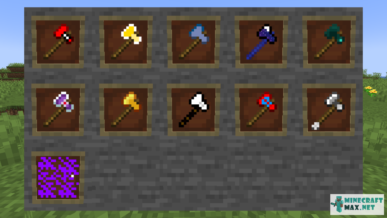 Custom Axes | Download mod for Minecraft: 1