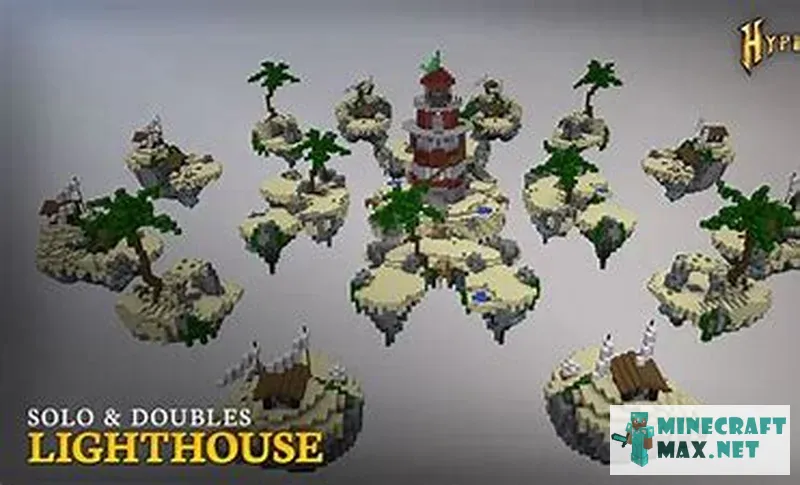 Bedwars Map Lighthouse | Download map for Minecraft: 1