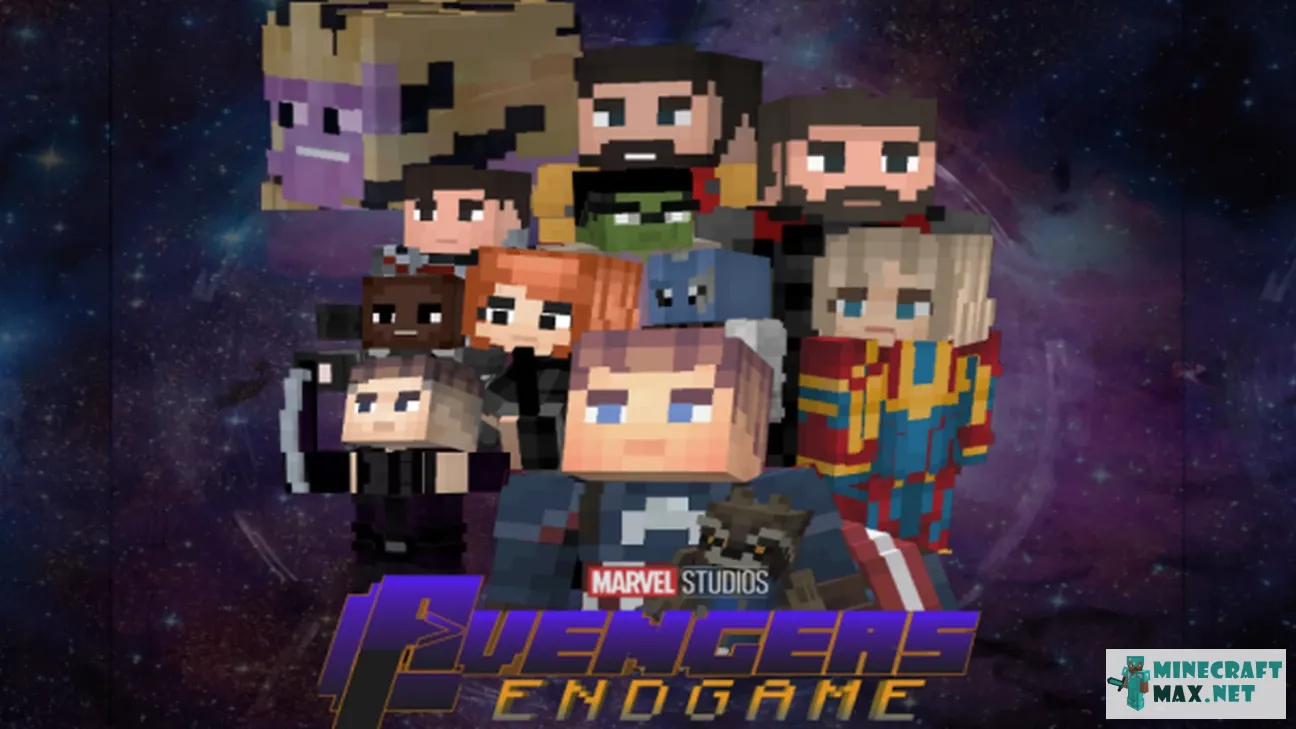 Avengers Endgame Add-on By MrMinechest and JEBR Gaming | Lejupielādējiet modifikāciju Minecraft: 1