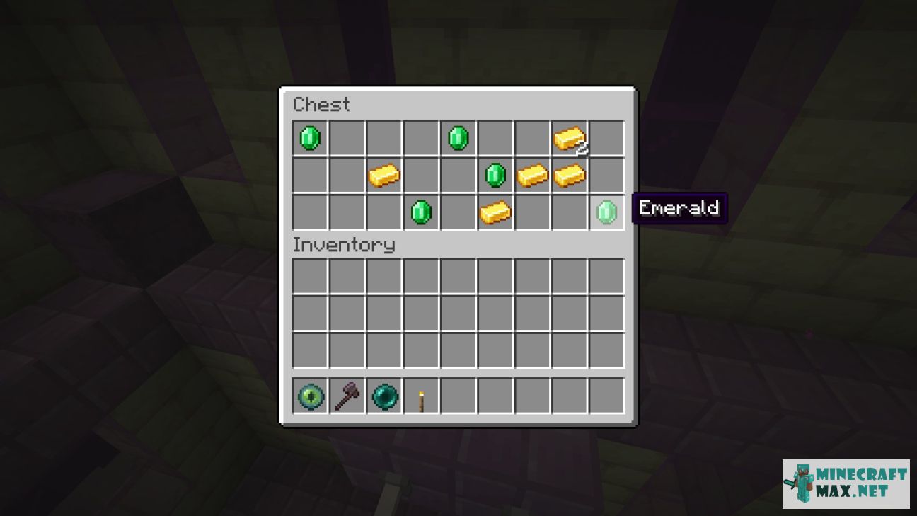 Black gem in Minecraft | Screenshot 1607