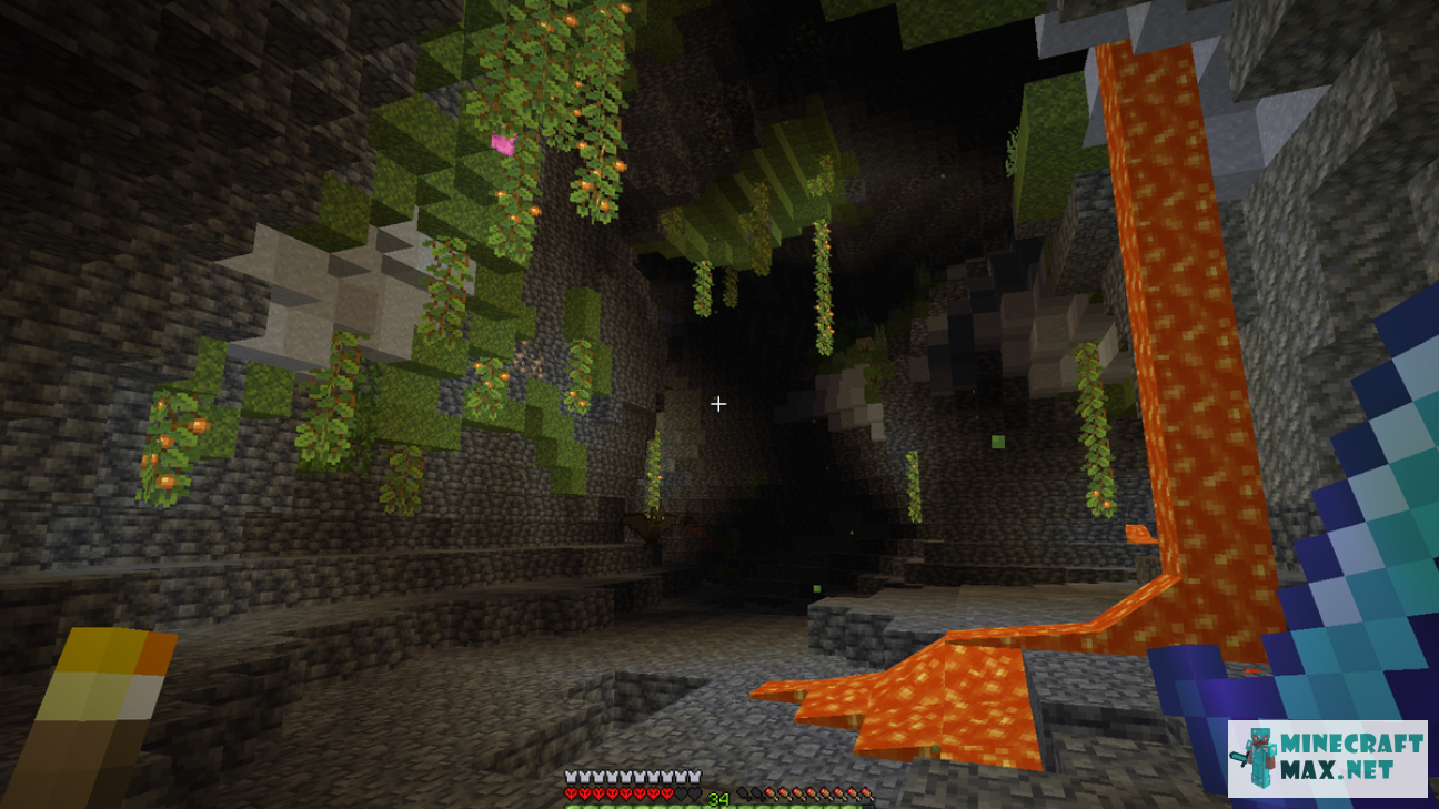 Quests Find lush caves on the website for Minecraft | Screenshot 2