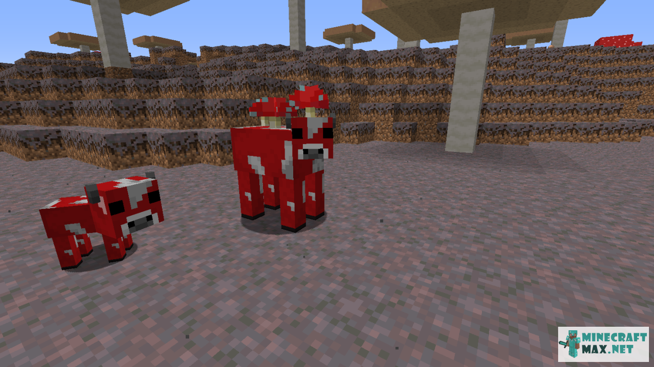 Minecraft Baby Mooshroom