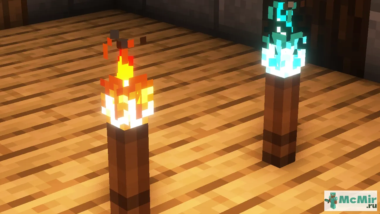 Текстура Лучшие факелы | Скачать текстуру для Minecraft: 1