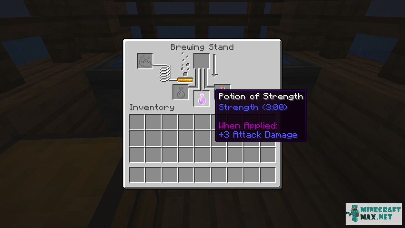 Potion of Strength How to craft potion of strength in Minecraft 