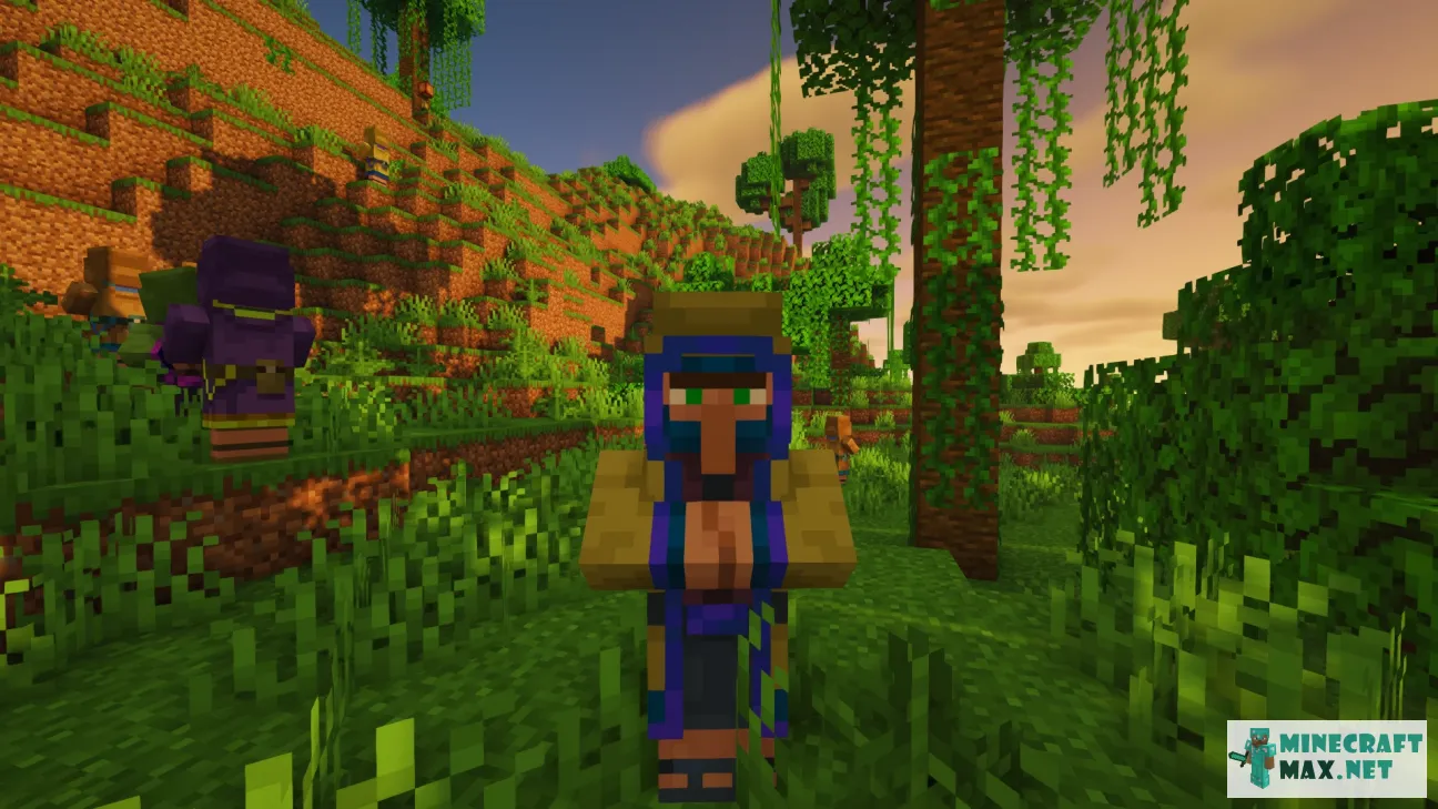 More coloured wandering trader | Download texture for Minecraft: 1