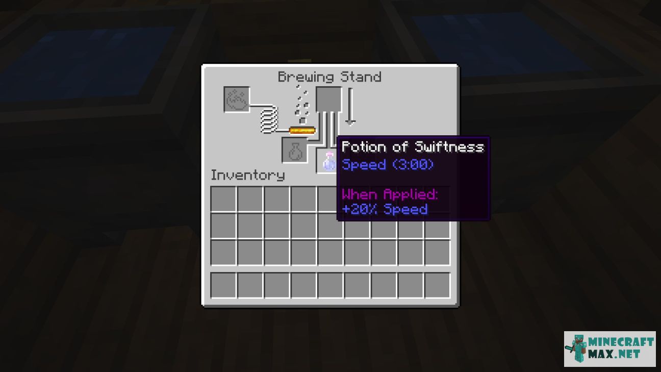 minecraft potion of swiftness