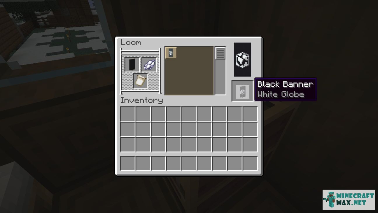 Banner Pattern (globe) in Minecraft | Screenshot 2