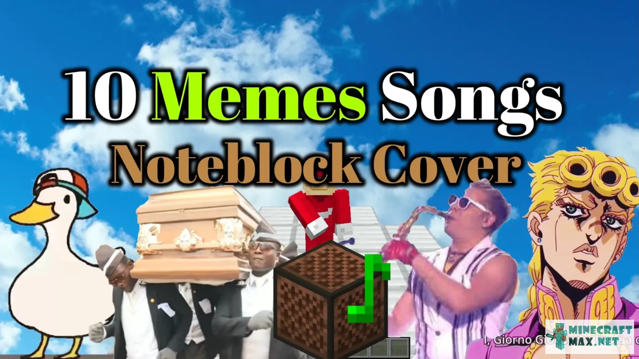 10 Memes songs | Download map for Minecraft: 1